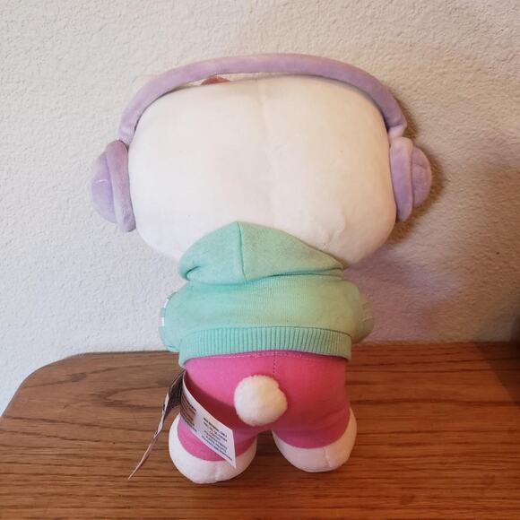 Hello kitty hoodie, headphones, and glasses plush - Picture 2 of 3